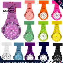 Silicone Nurse Rubber Plastic Japan Movement Quartz Watch (DC-1158)